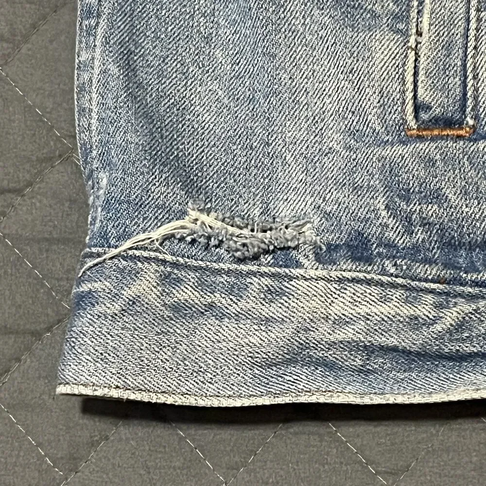 Madewell Oversized Denim Jean Jacket Medium Light Wash Minimalist Streetwear - Picture 9 of 13